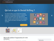 Tablet Screenshot of entreprofessionnels.net